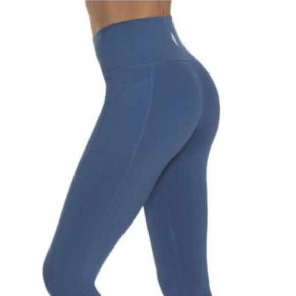 SKECHERS GoStretch Luxe Tight Womens Size M (6-8) Workout Teal Blue Leggings NWT - Picture 4 of 10